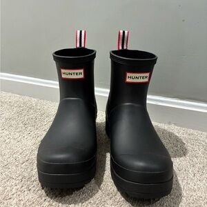 Hunter Women’s Play Short Boot - Black